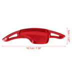 Pair Red Shift Paddle Shifters for Chevrolet Camaro (2016–2019)