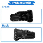 1 Pc Engine Oil Pan No.121020C020 for Toyota Hilux (2015) Steel Black