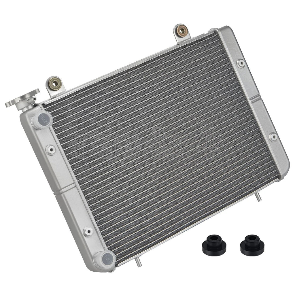 Aluminum Radiator for Polaris Ranger 500 2x4 4x4 (2007–2010) w/ Mount Bushing
