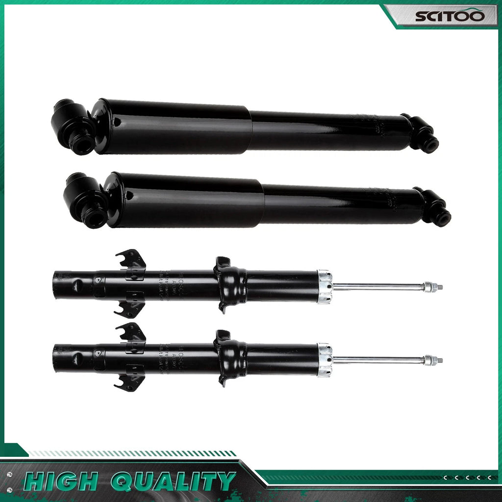 Set of 2 Front Struts & 2 Rear Shock Absorbers for Ford Lincoln Mazda Mercury
