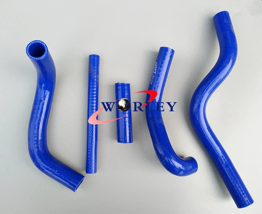Silicone Radiator Hose for Suzuki RM125 1989-1991 ( Black)