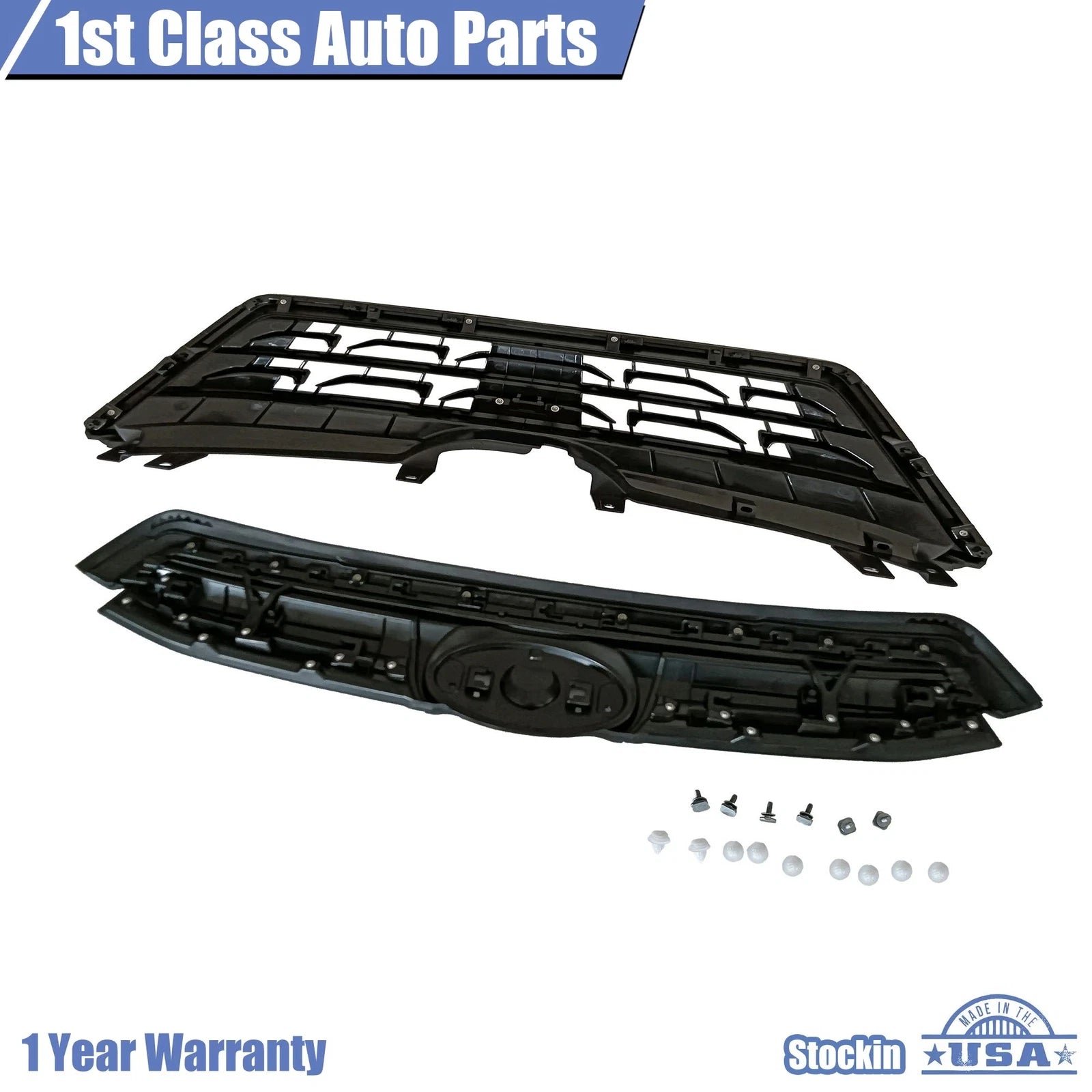 Front Bumper Grille for Subaru Forester (2022-2023) Dark Grey Trim