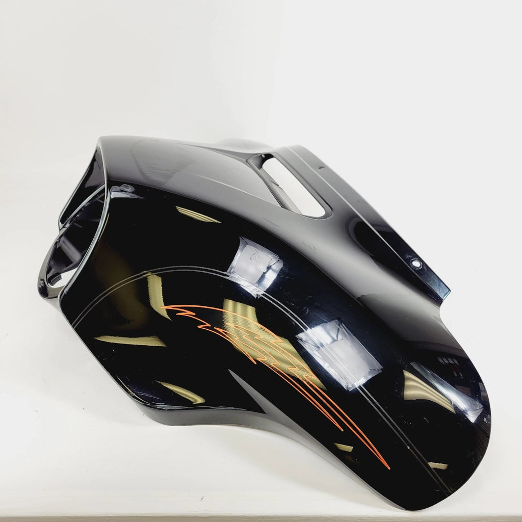 OEM Front Batwing Fairing for Harley-Davidson (2014–2023) Vivid Black w/ Pin Stripe