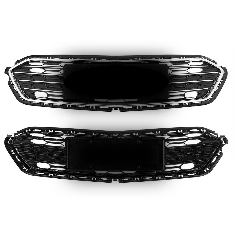 Chrome Front Upper Middle Lower Grille for Chevrolet Cruze (2016-2018)
