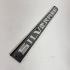 Chrome Gloss Silver Nameplate Door Letter Emblem for Silverado (2007–2018)