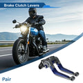 Adjustable Brake Clutch Levers for Honda X11 (1999–2002) Titanium Blue
