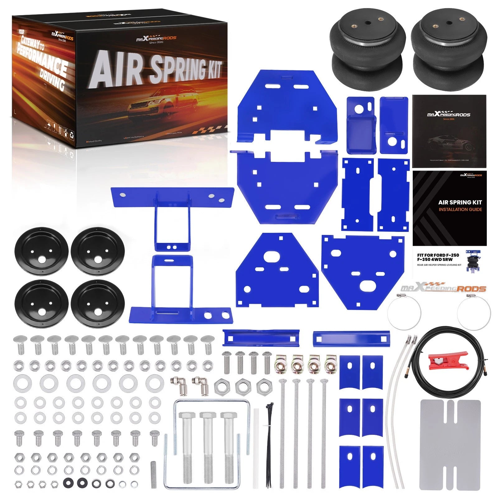 Air Helper Spring Suspension Kit for Ford F-350 Super Duty 4WD (2020–2022)