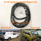 Trunk Lid Weatherstrip Rubber Seal for Toyota Corolla KE26 TE28 Wagon Van