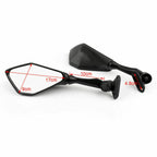 Set of 2 Rear View Mirrors for Kawasaki Ninja ZX6R 636 (2013–2015) & EX300 (2013–2017) T9