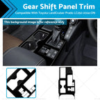 Gear Shift Panel Trim ABS for Toyota LandCruiser Prado LC250 (2024-ON)
