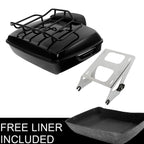 Chopped Trunk Backrest Pad & Mount Rack for Harley Electra Glide (2014–2023)