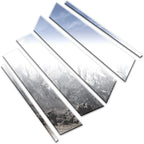 Luxury FX Stainless Steel Pillar Post Trim 6pc for 2015-2020 GMC Yukon