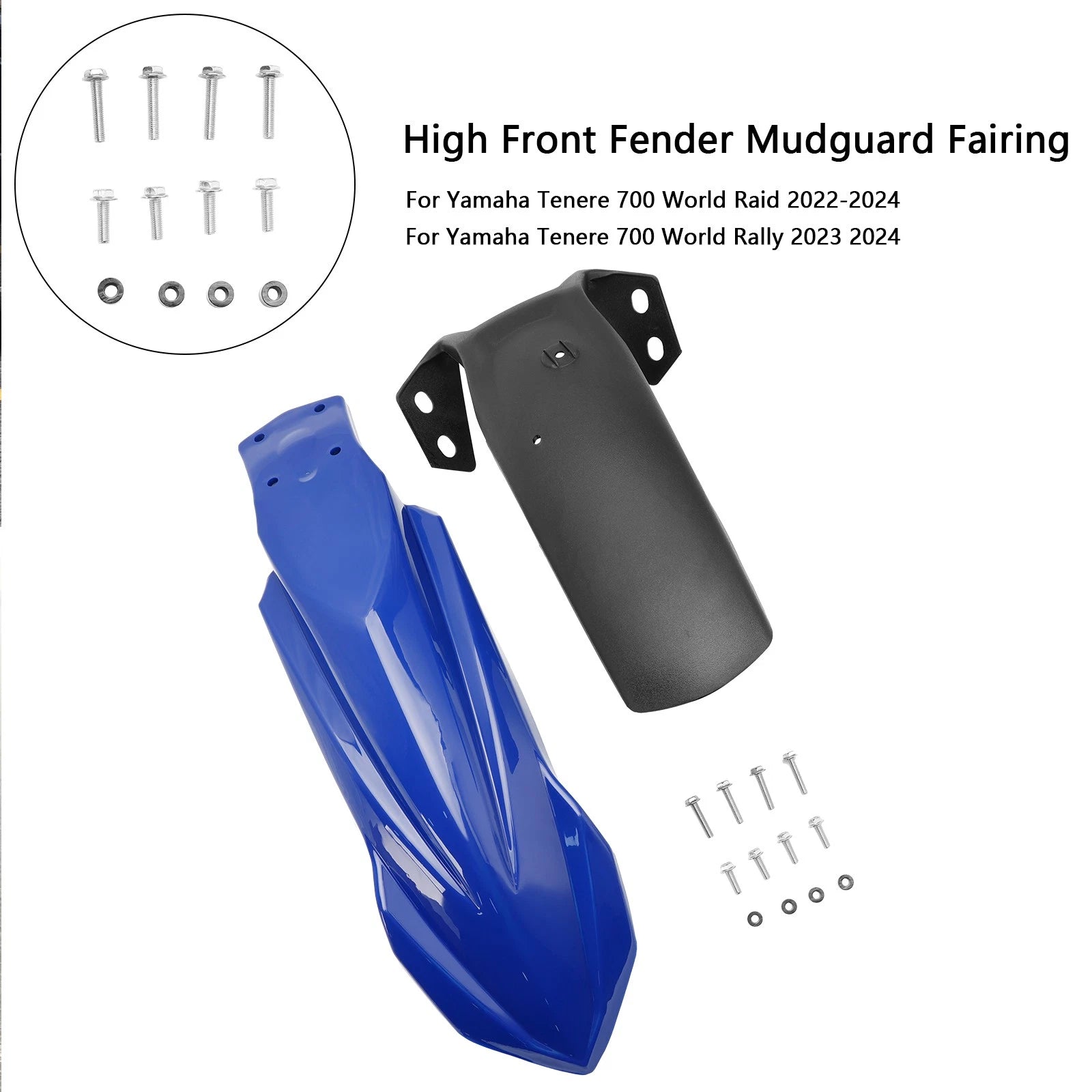 Front Fender Mudguard Fairing for Yamaha Tenere 700 (2019–2026) Blue