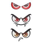 Reflective Eye Patch Set for Lawn Mower (Fun, Cartoon Designs)