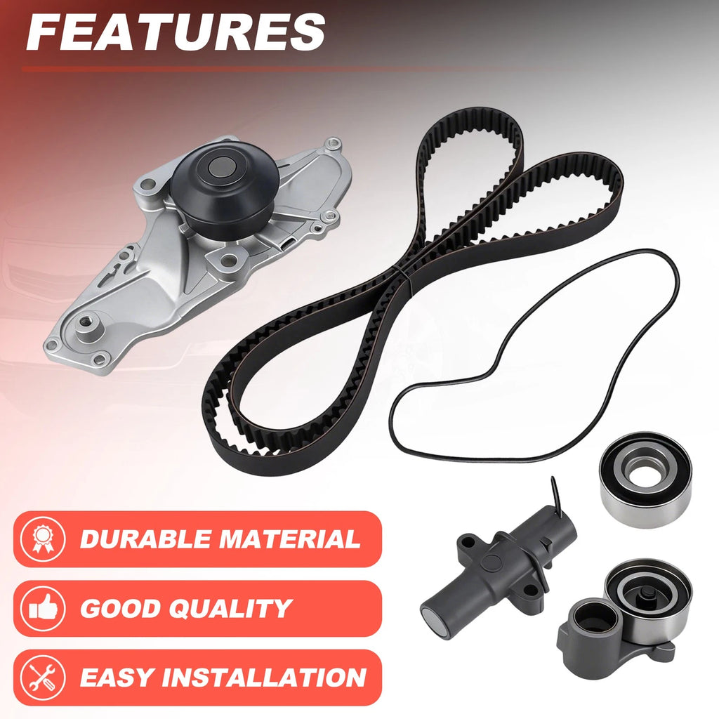 Engine Timing Belt Kit & Water Pump for Acura Honda Accord Saturn 