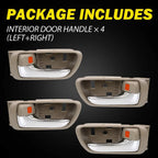 4X Interior Door Handle for Toyota Camry (2002–2006) Front+Rear Left Right Beige