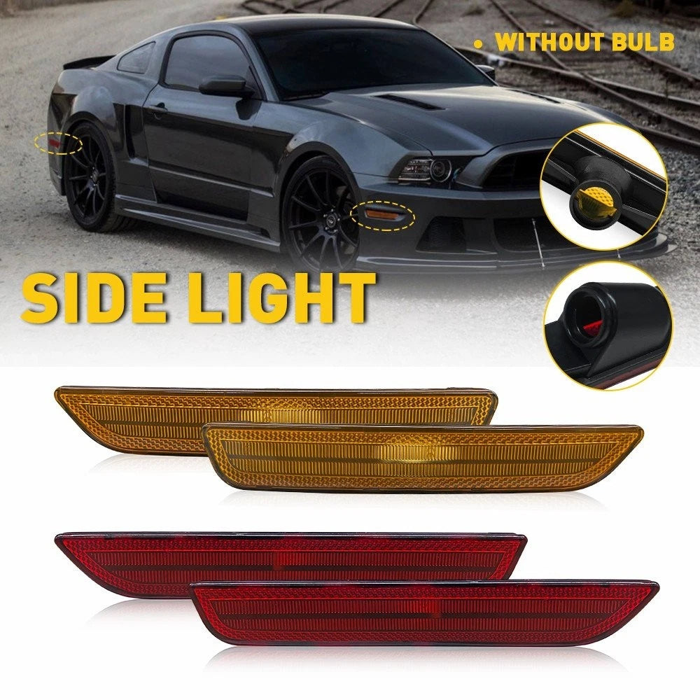 OE-Style Side Marker Lights for Ford Mustang (2010–2014)