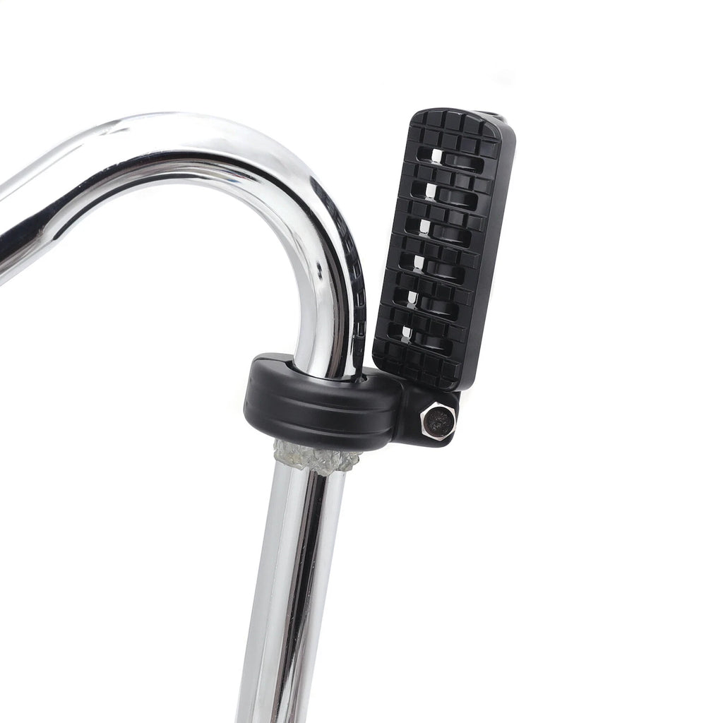 Black Racing Dominator CNC Footpeg w/ 1.25" P-Clamp for Yamaha Roadstar