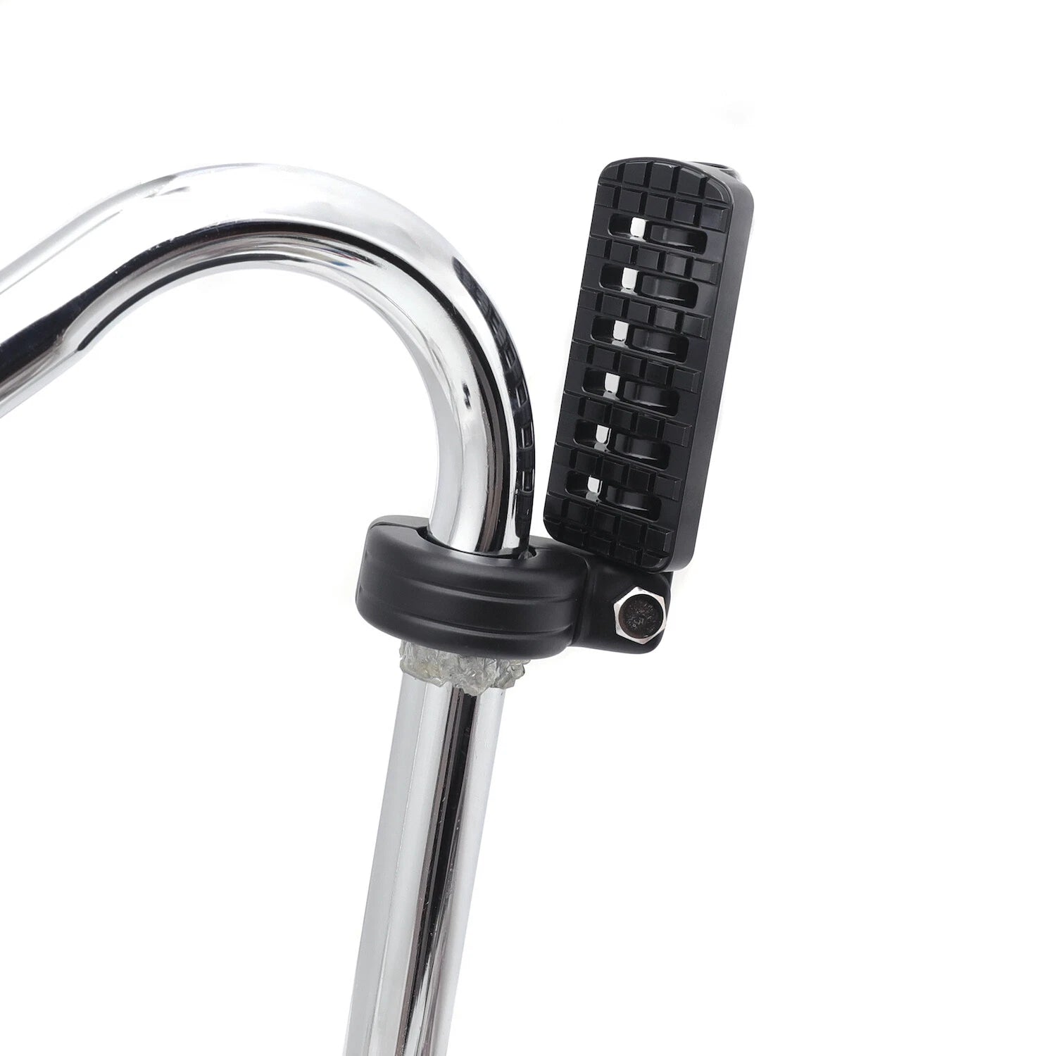 Black Racing Dominator CNC Footpeg w/ 1.25" P-Clamp for Yamaha Roadstar