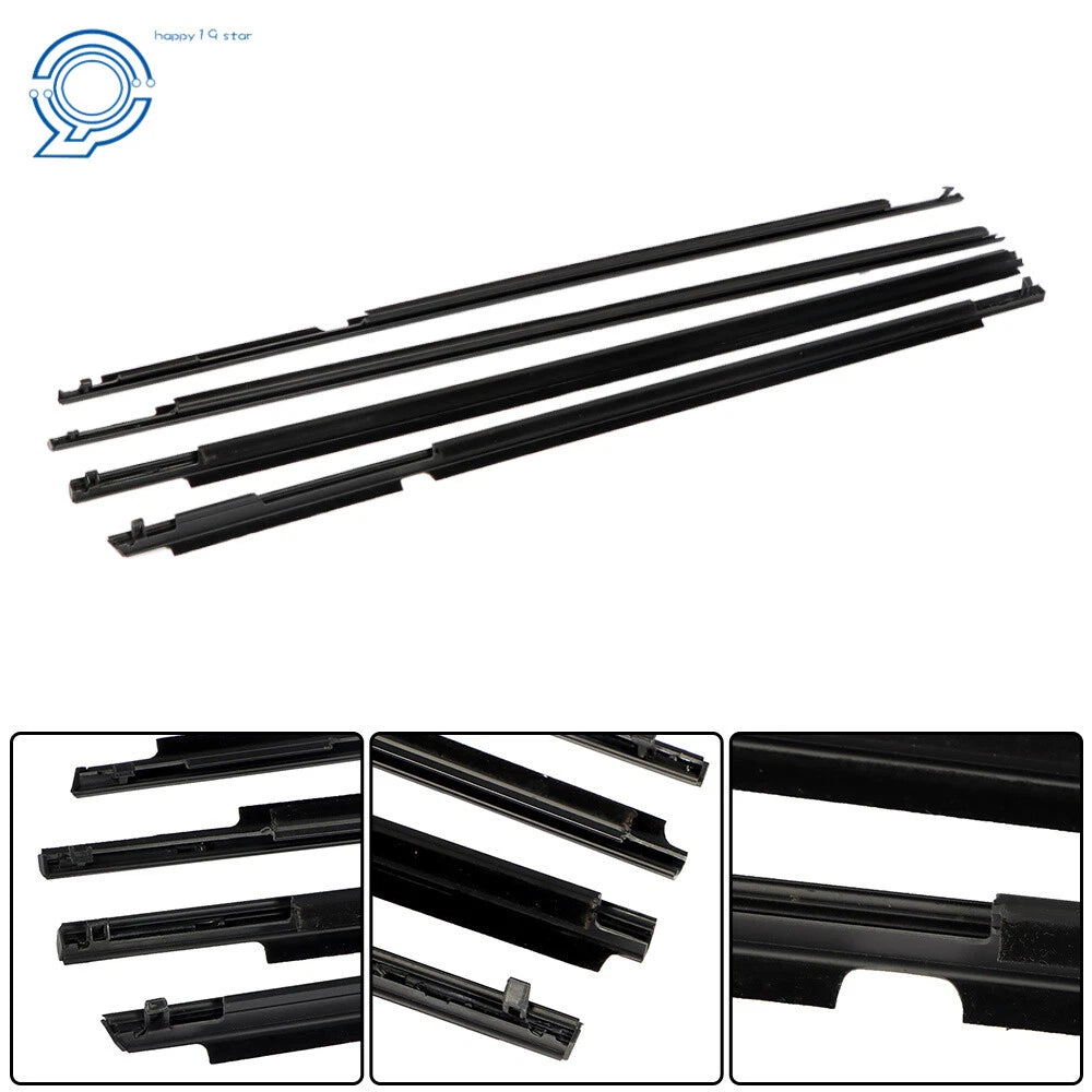 Set of 2 Outer Door Belt Mouldings Weatherstrip for Toyota 4Runner (2010–2021)