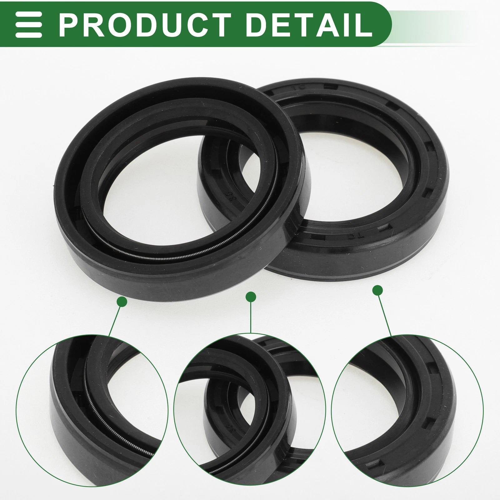 Set of 5 Oil Seal Rotary Shaft Seal NBR Rubber 24x35x7mm for Various Models