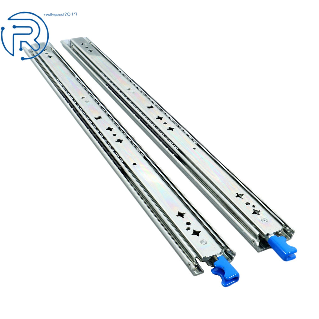 1 Pair 24 Inch Heavy Duty Drawer Slides 250 Lbs Extension Rails