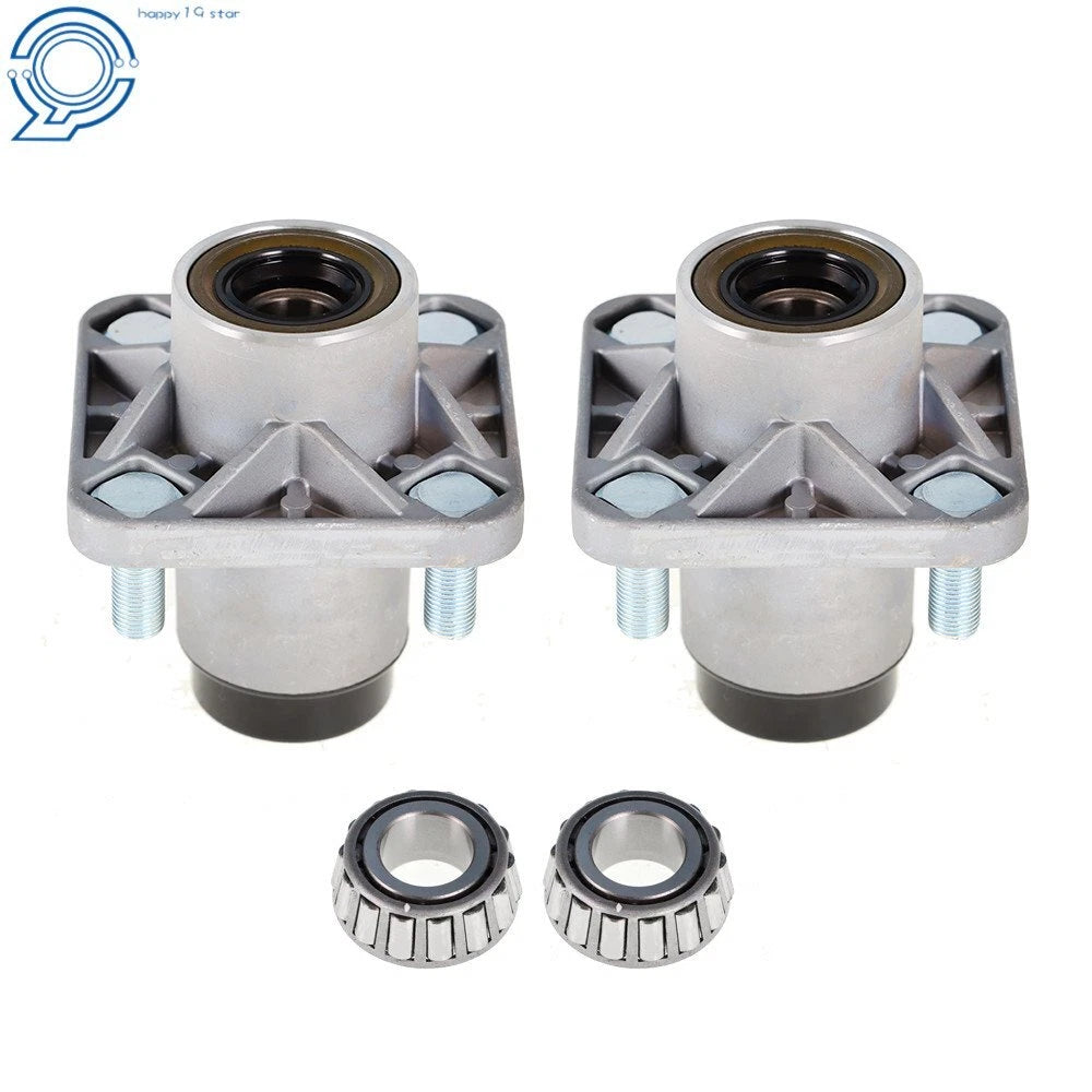 2X Front Wheel Hub Kit Bearings for Club Car DS Golf Cart (1982–2002)