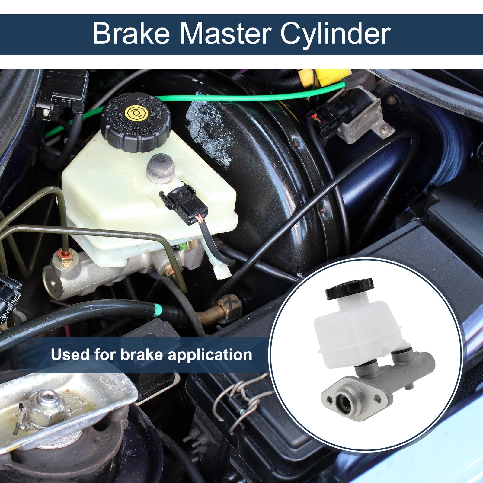 Brake Master Cylinder with Reservoir No. 5851022010 for Hyundai Accent (1994–2000)