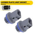 Set of 2 License Plate Tail Light Socket for Ford F-150 (2004–2021)