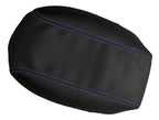Leather Console Lid Armrest Cover for Toyota Corolla (2014–2019) Blue Stitch