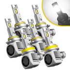 6X Combo 9005 9006 H11 LED Headlight & Fog Light Bulbs for