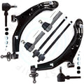 Set of 8 Front Lower Control Arm Tie Rod Sway Bar Links for Nissan Sentra (2002–2006)