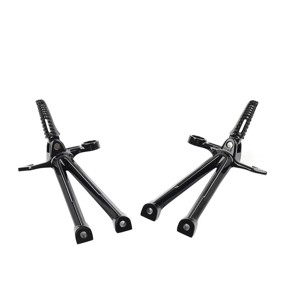 Black Rear Passenger Footrest Bracket for Suzuki GSXR1000 GSX-R 1000 (2007-2008)