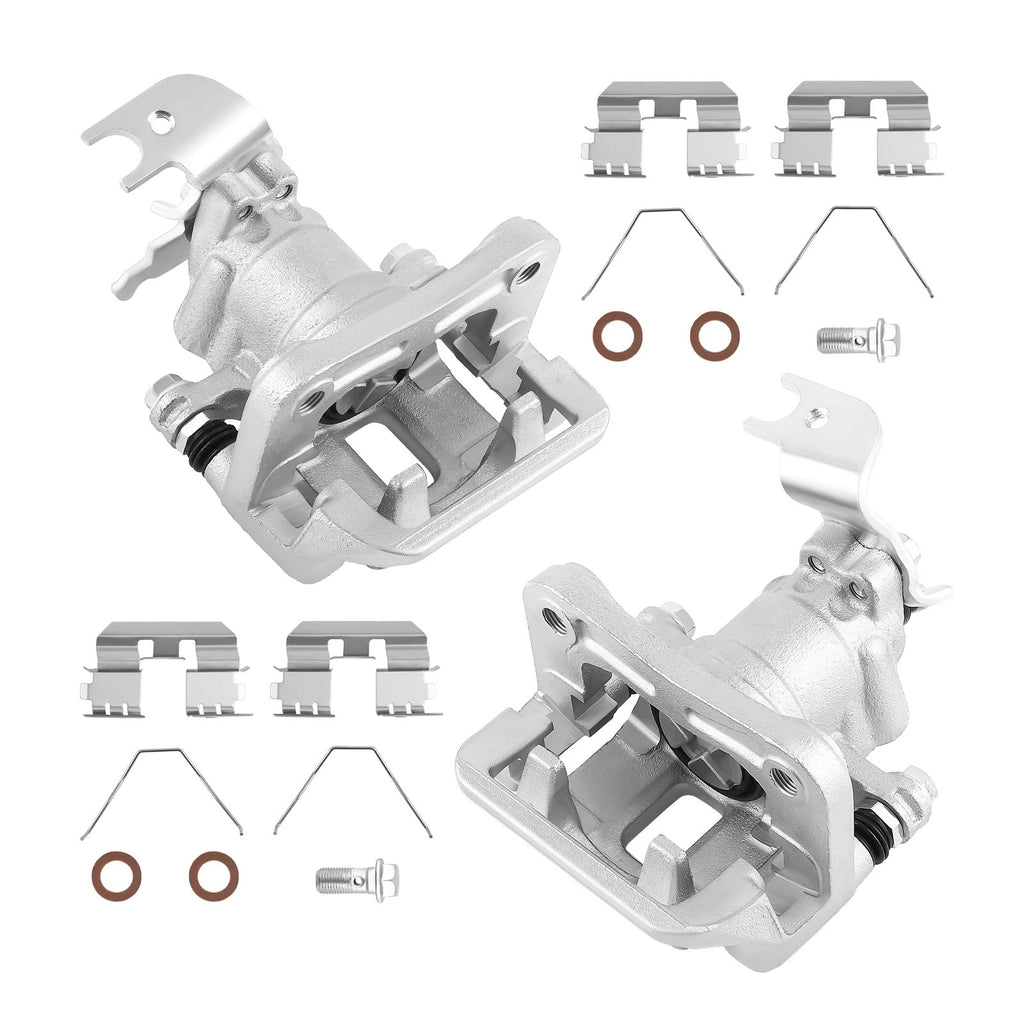 Set of 2 Rear Brake Calipers for Honda Accord Acura (2008–2012)