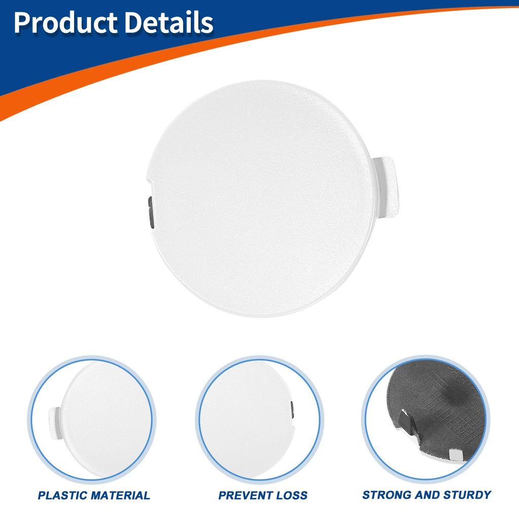 Rear Right Tow Hook Cover for Mazda 6 Atenza (2018–2021) - White