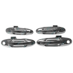 Chrome Door Handle Set Front + Rear for Toyota Landcruiser 1998-2007 100 Series