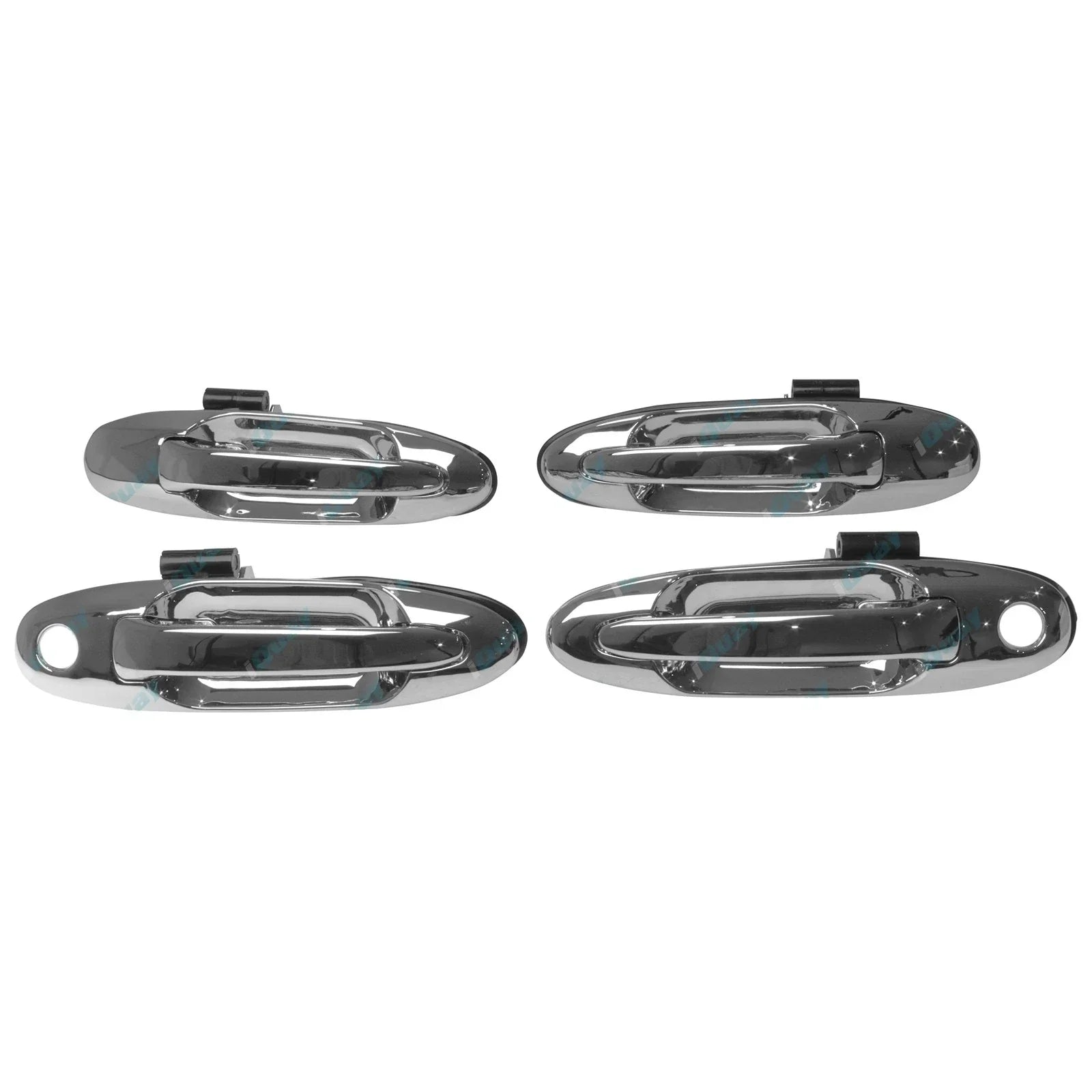 Chrome Door Handle Set Front + Rear for Toyota Landcruiser 1998-2007 100 Series