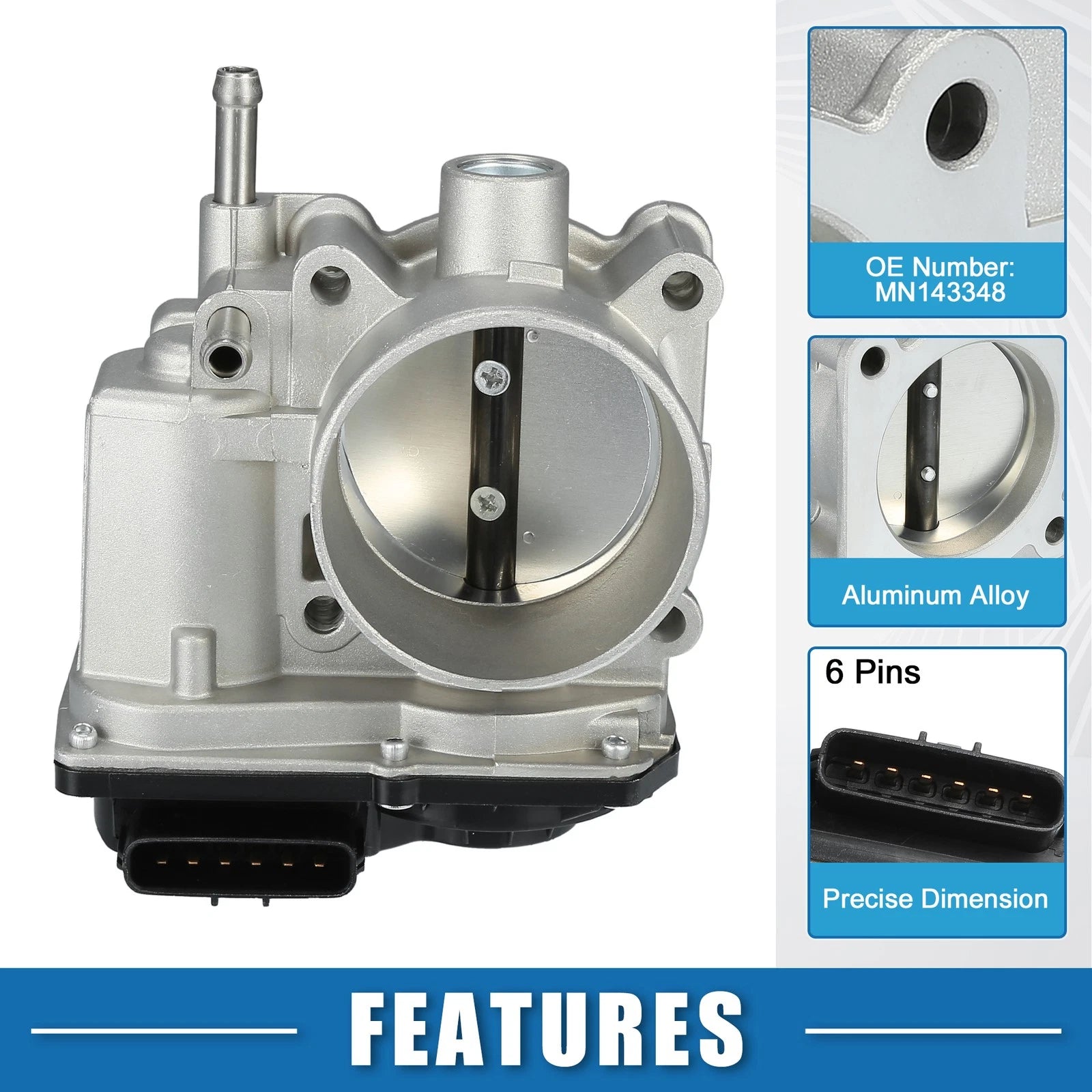 Throttle Body Actuator No.MN143348 for Mitsubishi Pajero/Montero (2000–2006)