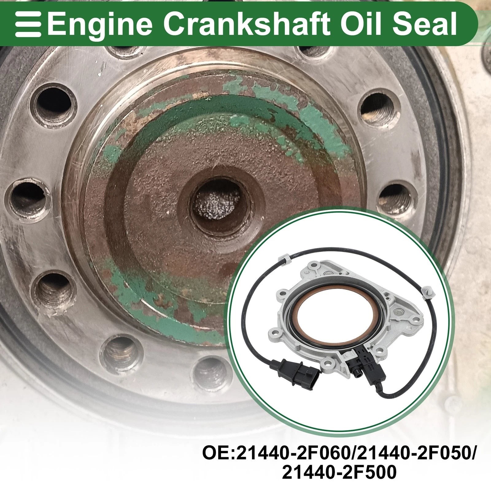 1 Pc Rear Crankshaft Oil Seal for Hyundai Santa Fe II (2006–2012) No. 21440-2F060