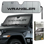 Accordion Windshield Sunshade for Jeep Wrangler (53.25X15)