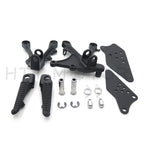 Front Foot Pegs & Bracket for Kawasaki Ninja ZX6R ZX-6RR (2005–2008)