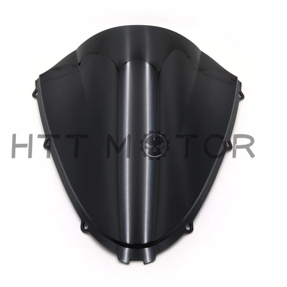 Black Windshield Double Bubble for Kawasaki Ninja ZX14R ZZR1400 (2006–2023)