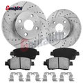 Set of 2 Front Disc Brake Rotors & Ceramic Pads for Scion xA xB (2004–2006)