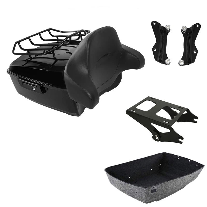Trunk Pad Mount Rack Docking Kit for Harley Touring Road Glide (2014–2026)