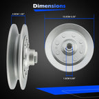 AM124055 Transmission Idler Pulley for John Deere GT225 235 245 255 (2001–2006)