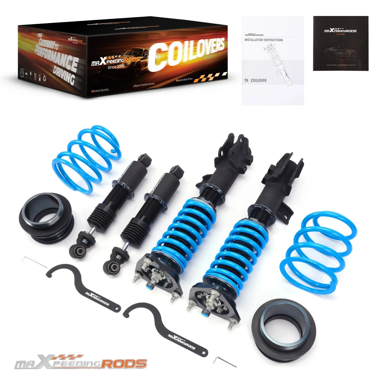 Racing Coilover 24 Way Damper Shocks Lowering Kit for Kia Forte Koup (2010–2013)