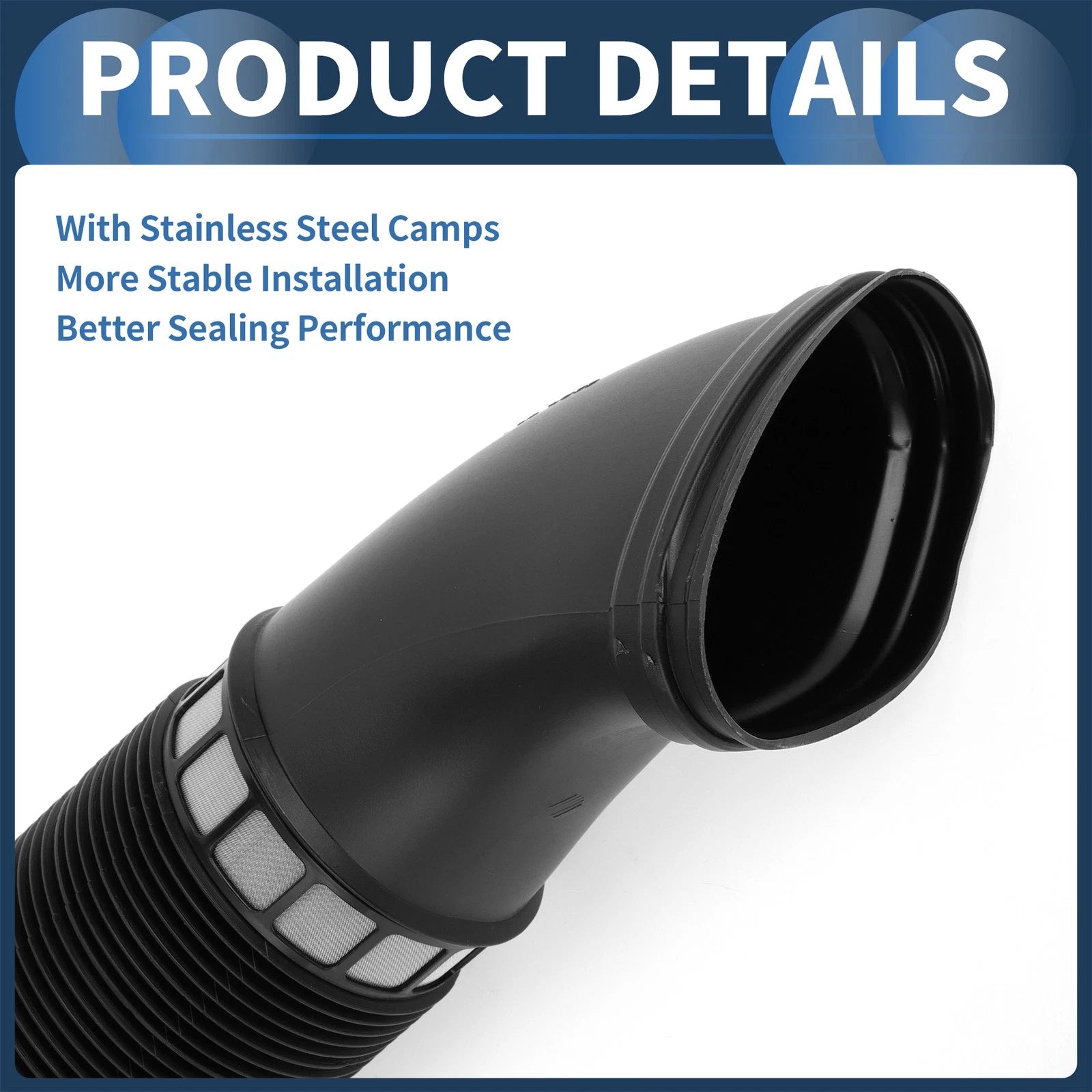 Air Intake Hose No.A1120943782 for Mercedes Benz E320 (2003–2005) Black