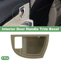 Rear Left Interior Door Handle Trim Bezel for Hyundai Santa Fe (2007–2012) Beige