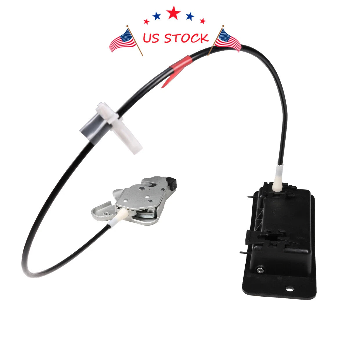 Right Side Hinged Door Latch with Handle for Ford E250 E150 E350 (2003-2014)
