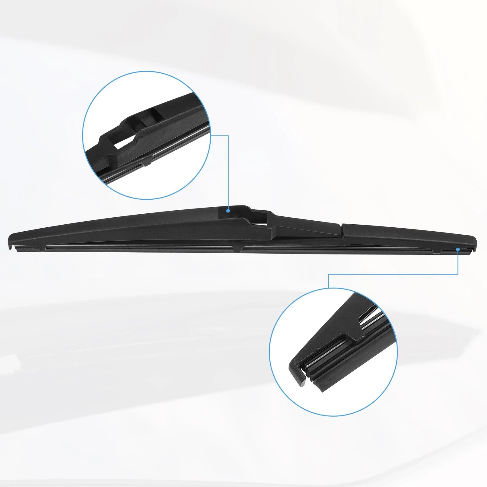 1 Pair 12" Rear Windshield Wiper Blade for Citroen Toyota 